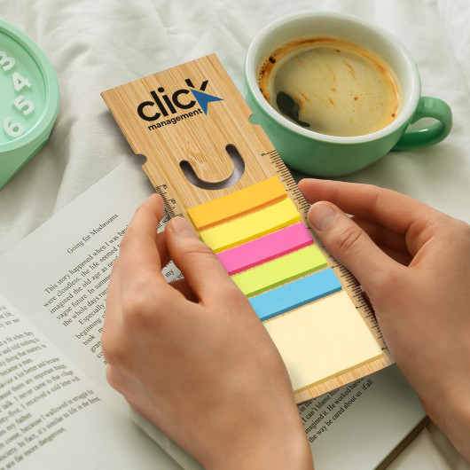 Square Bamboo Ruler Bookmarks Feature